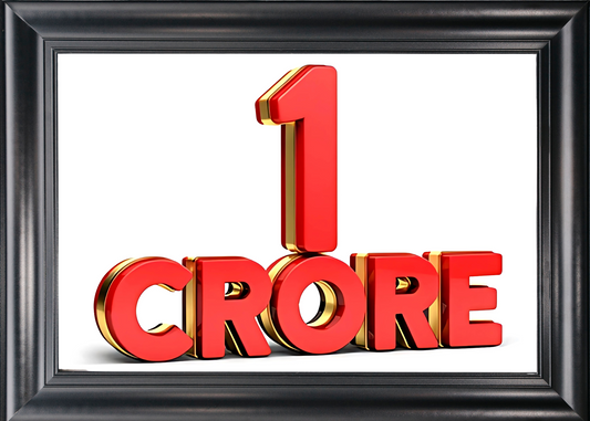 1 CRORE FRAME